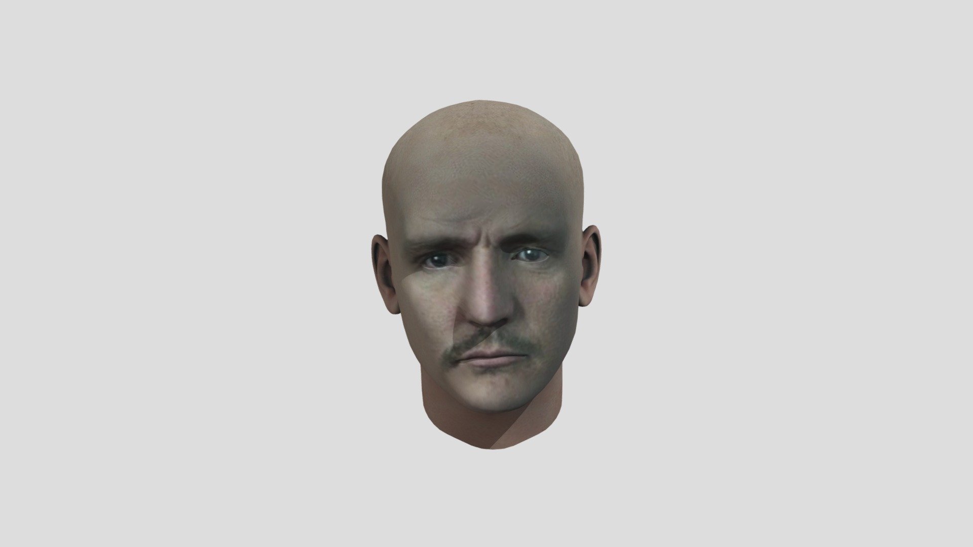 Pedro Pascal Head 3d model