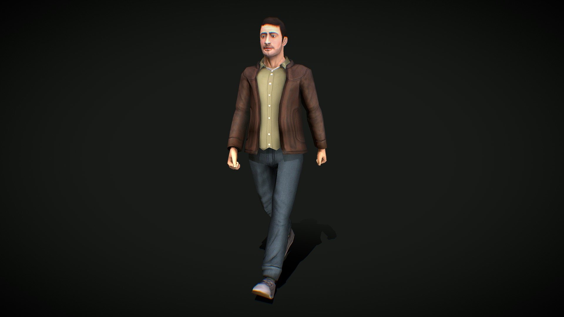 casual male-architectural Updated 3d model