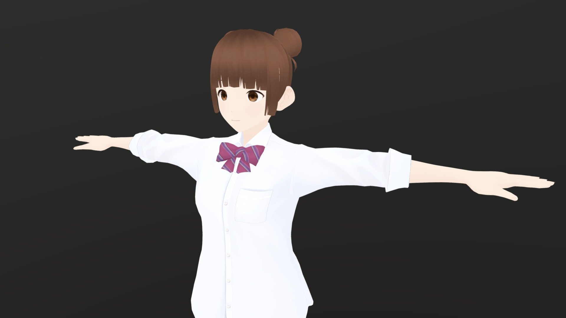 anime model 3d 3d model