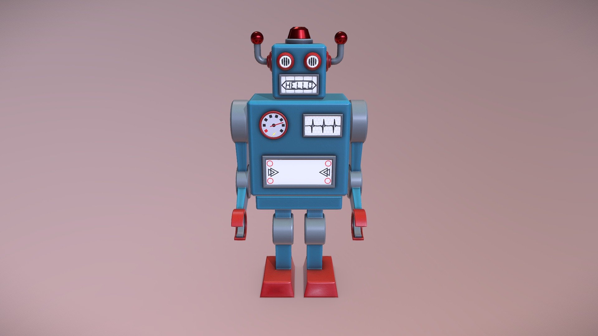 Toy Robot 3d model