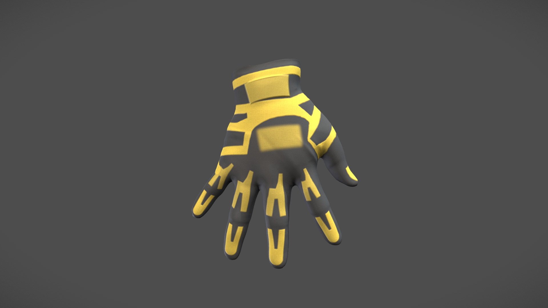 Mechanic Work Snow Gloves 3d model