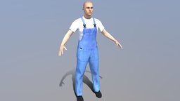 Farmer Worksuit FREE 3D MODEL