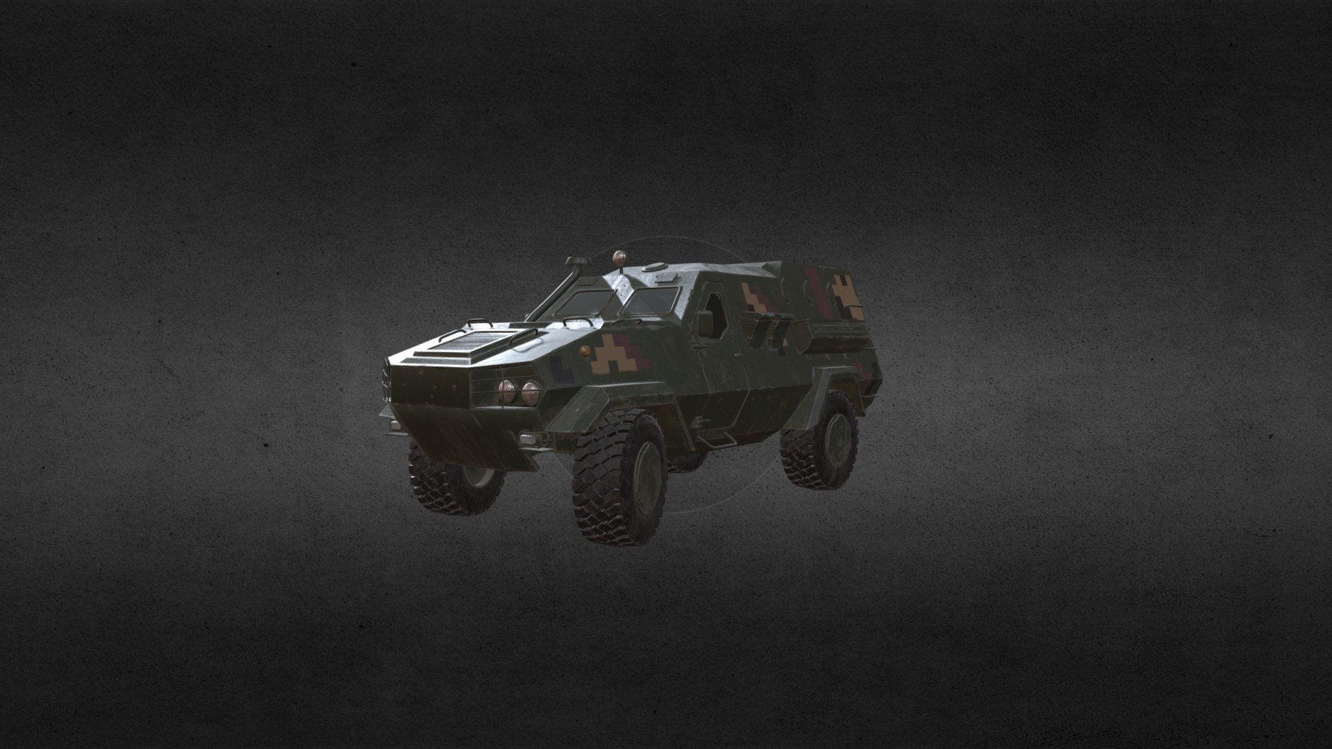 Dozor-B Game Ready model 3d model