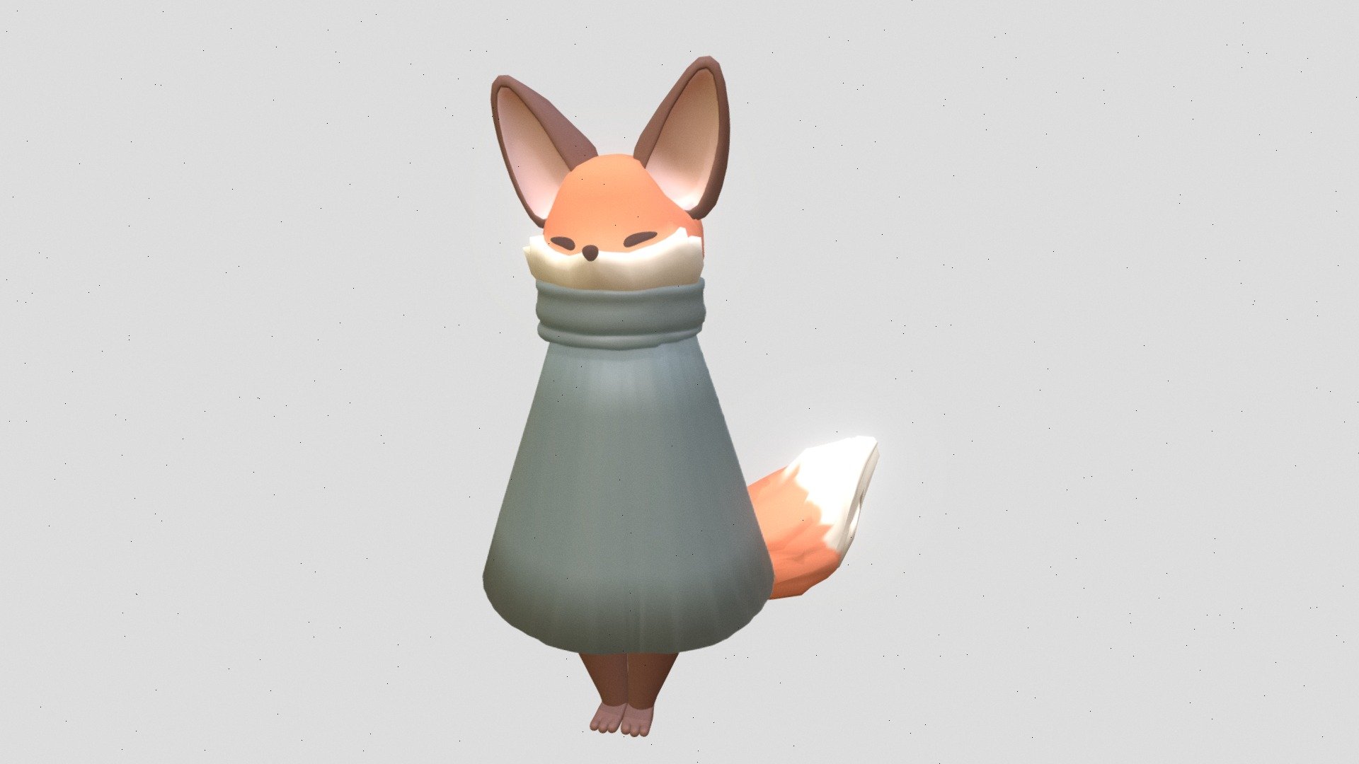 Fox 3d model