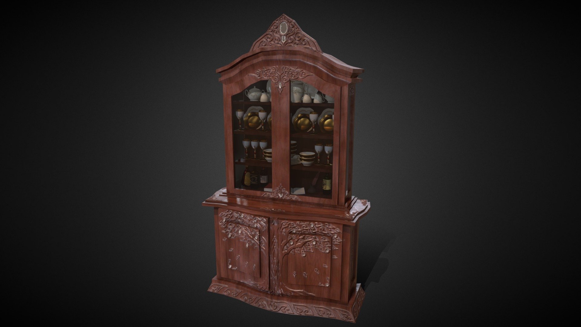 Display Cabinet 3d model