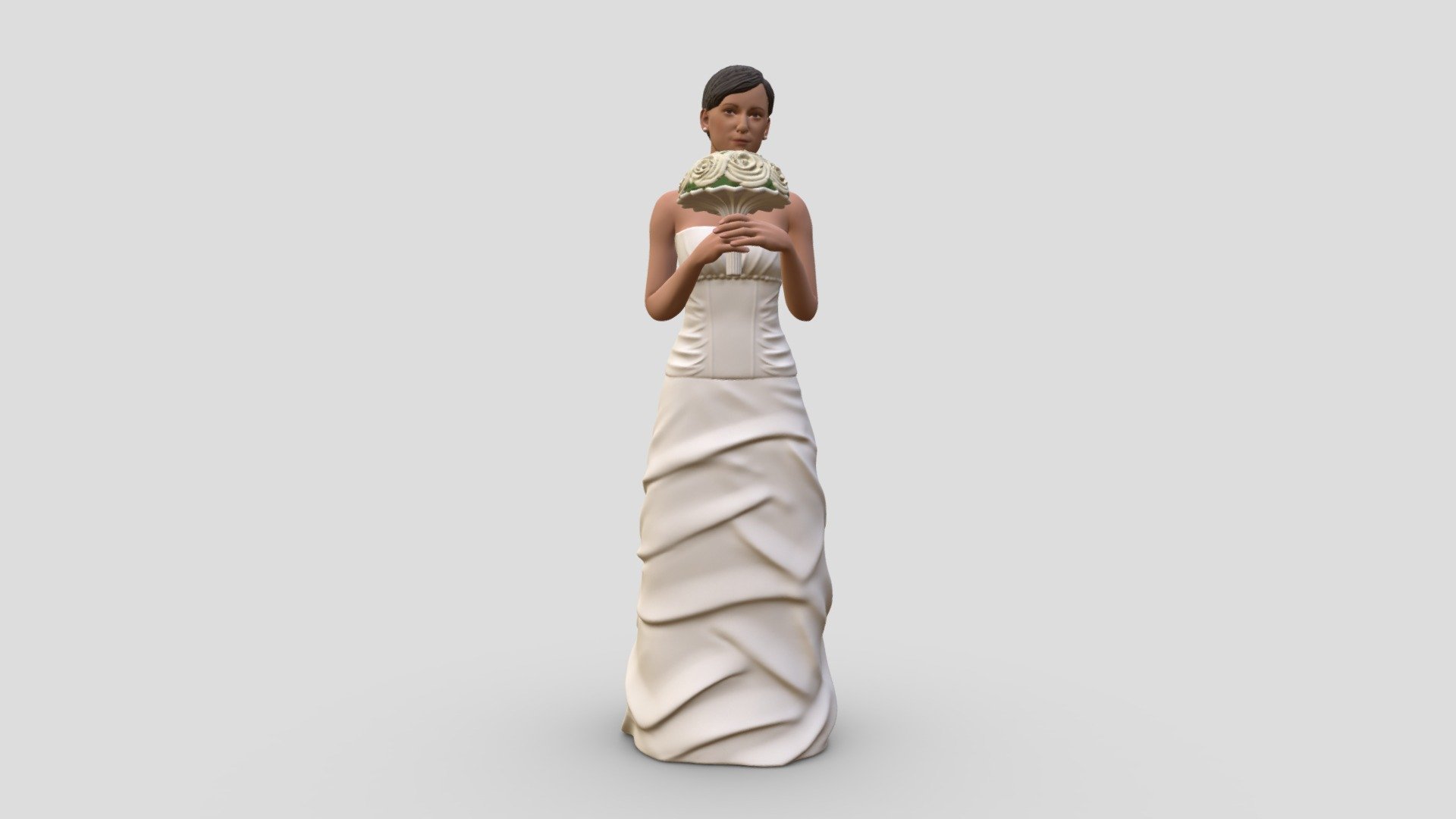 Bride 1009 3d model