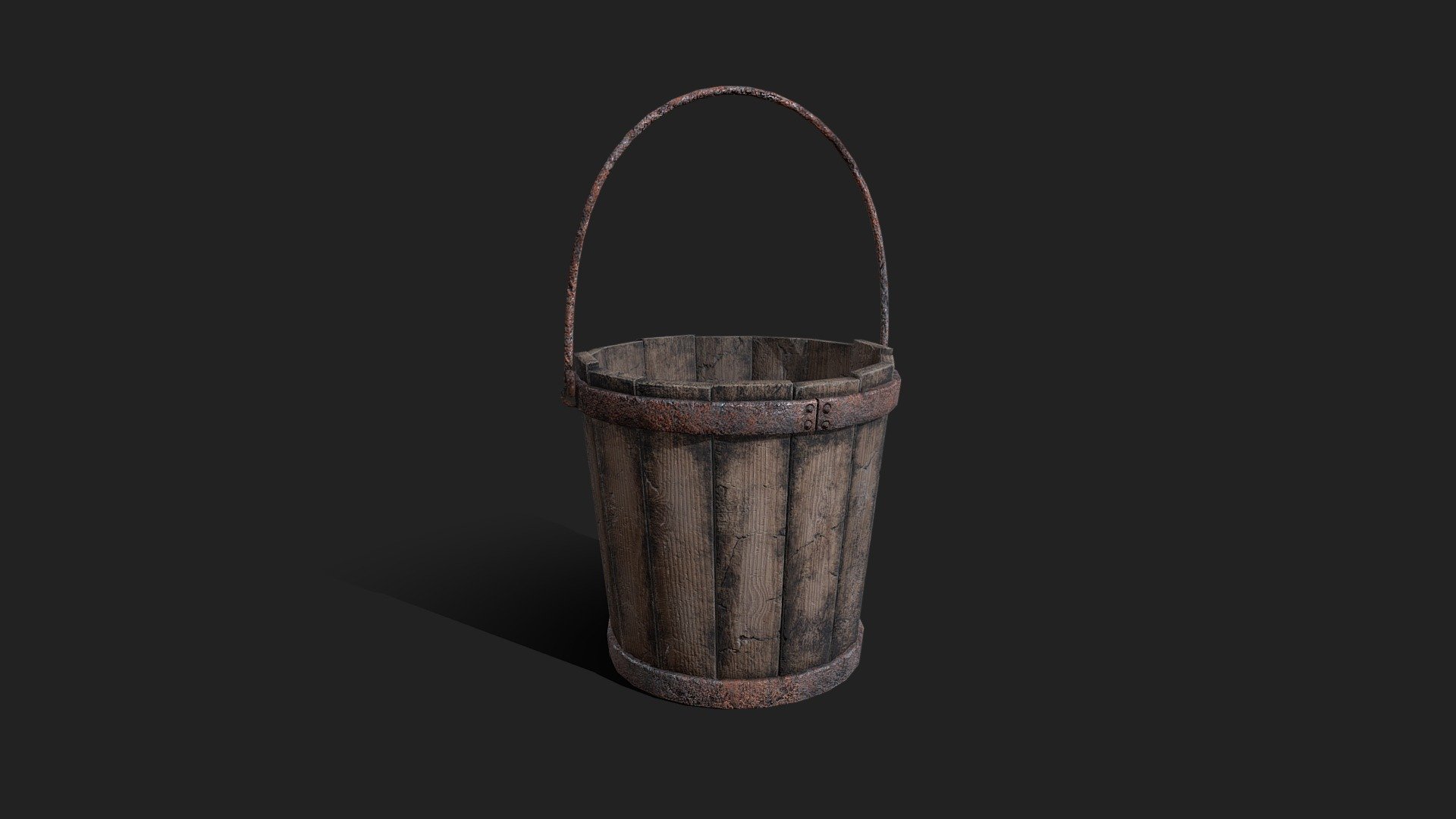 Old Bucket 3d model