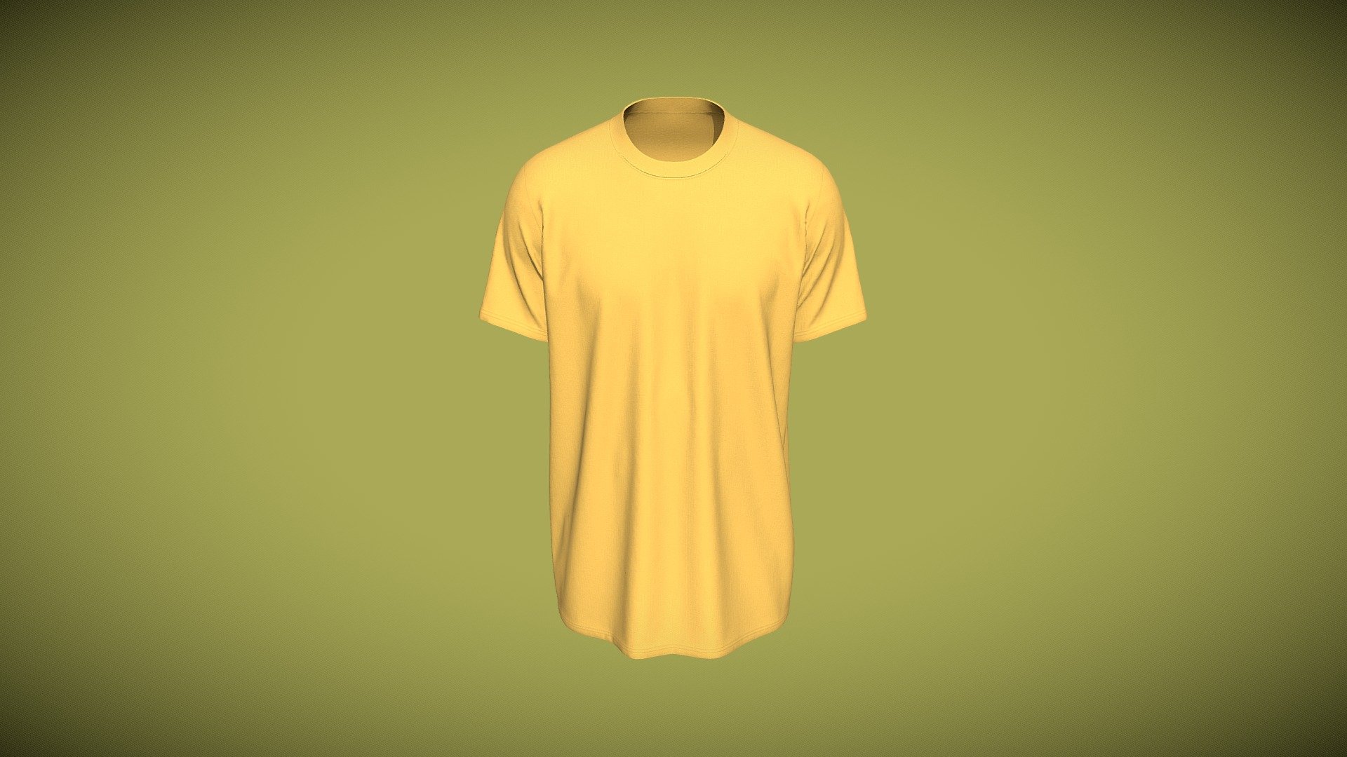 Loose Fit Tee Design 3d model