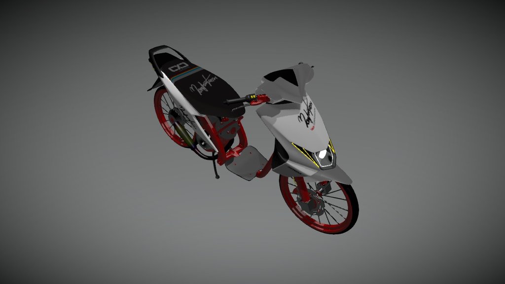 honda beat street drag look 3d model