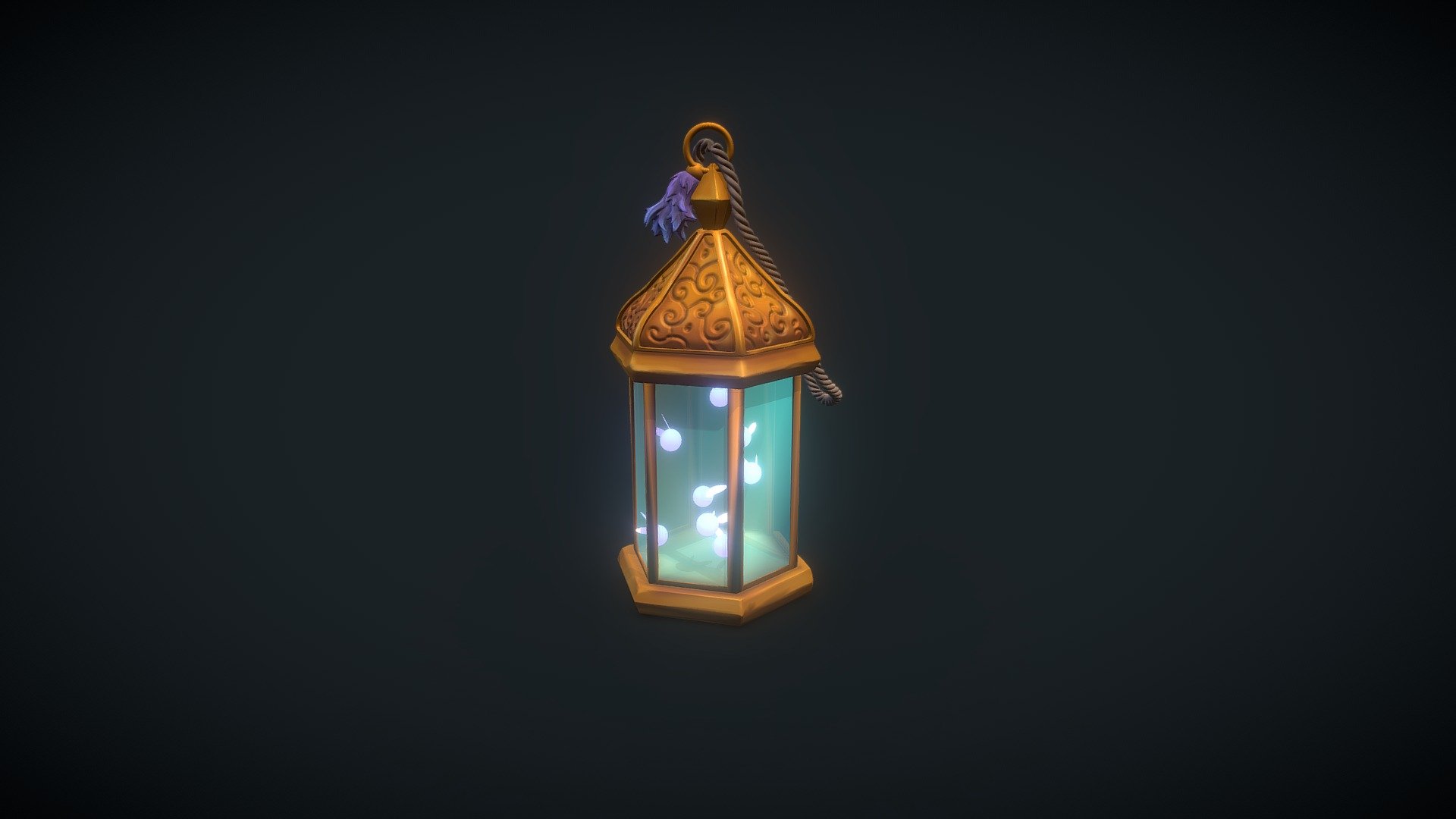 Adventurers camp: Fairy lantern 3d model