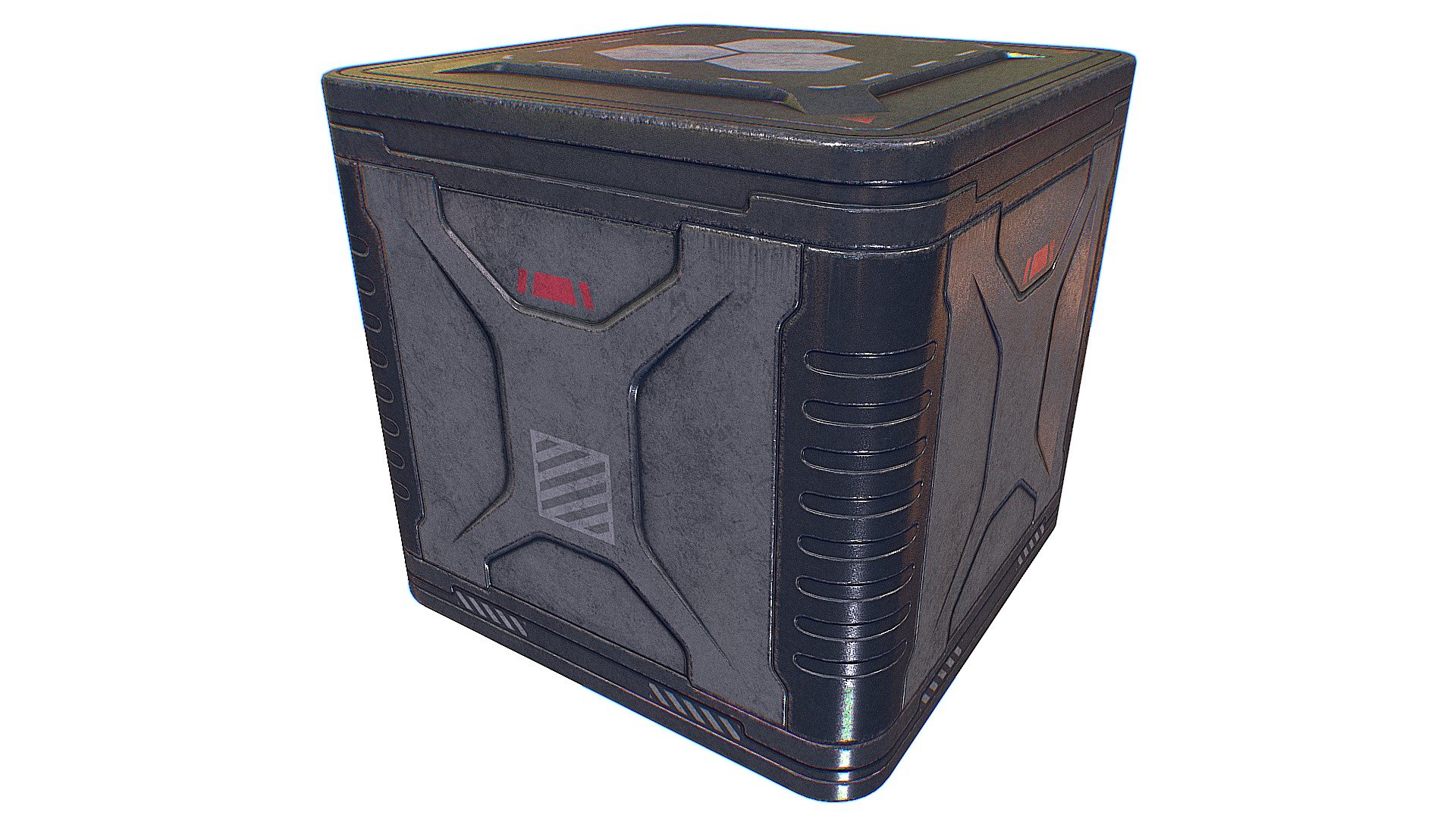 Sci-fi Container 3d model