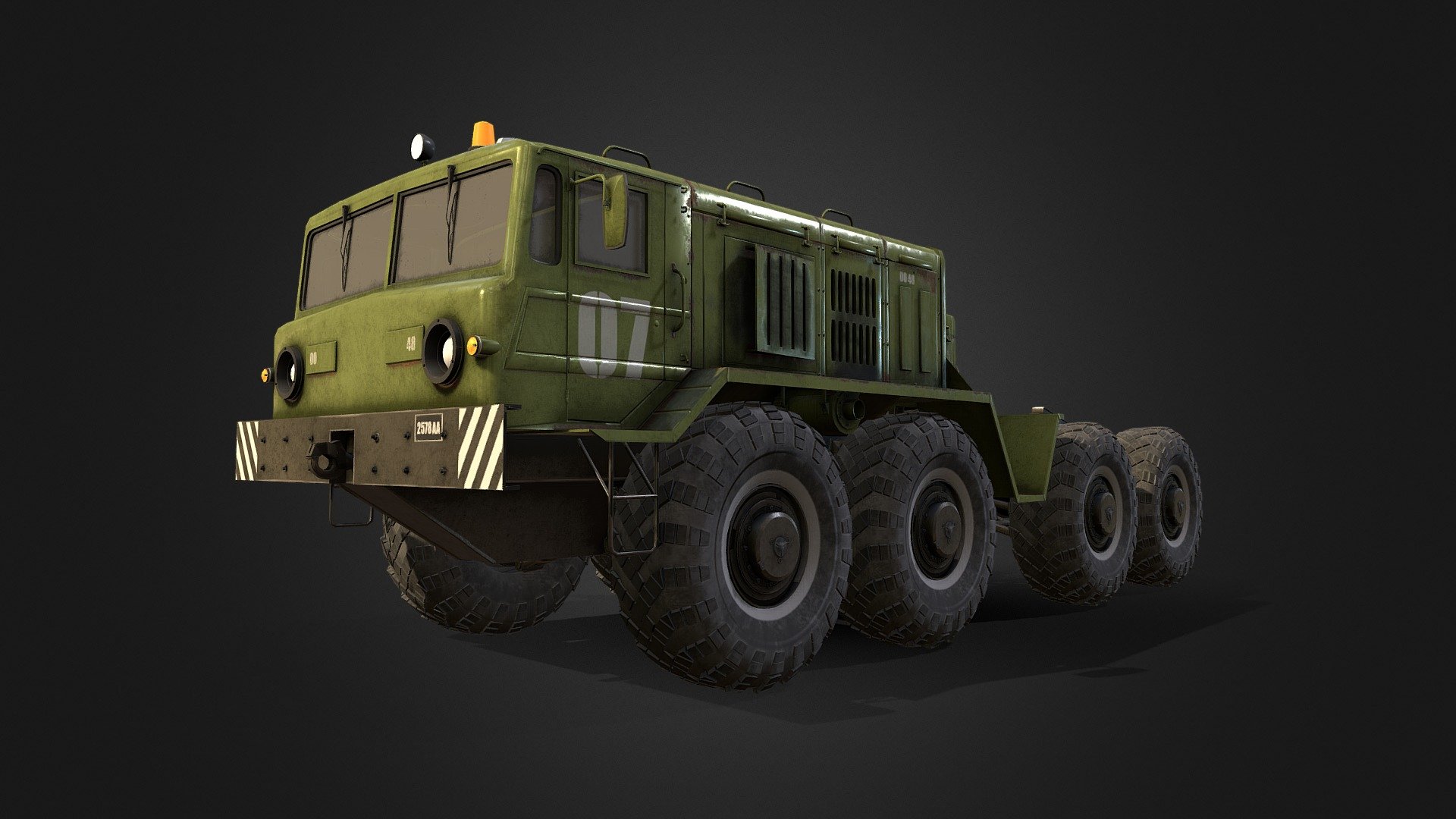 MAZ-537 3d model