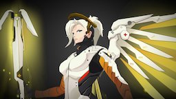 Overwatch Mercy Fanart