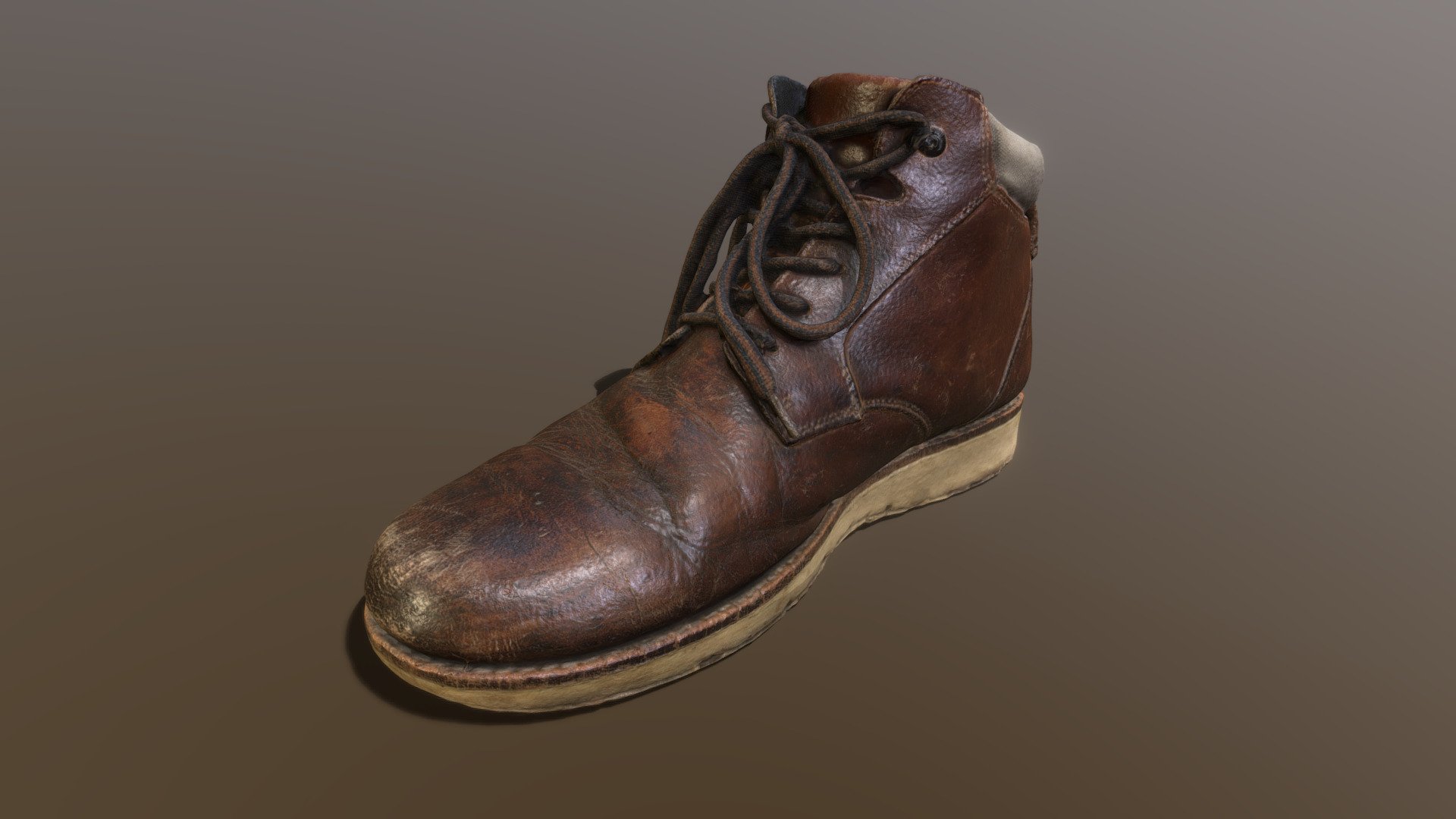 Leather Boot Photogrammetry 3d model