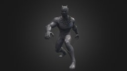 BLACK PANTHER POSE V01 INSPIRITED MODEL