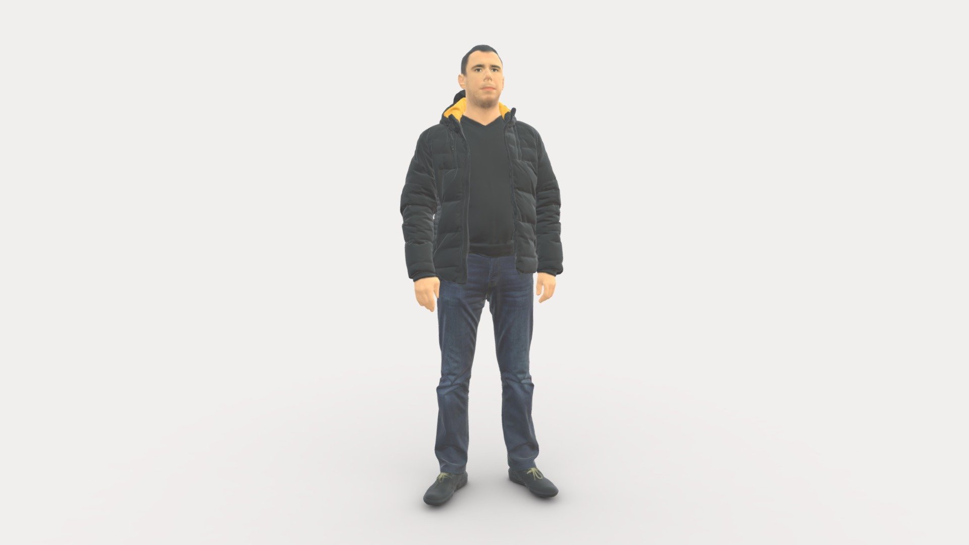 Cool jacket man 0399 3d model