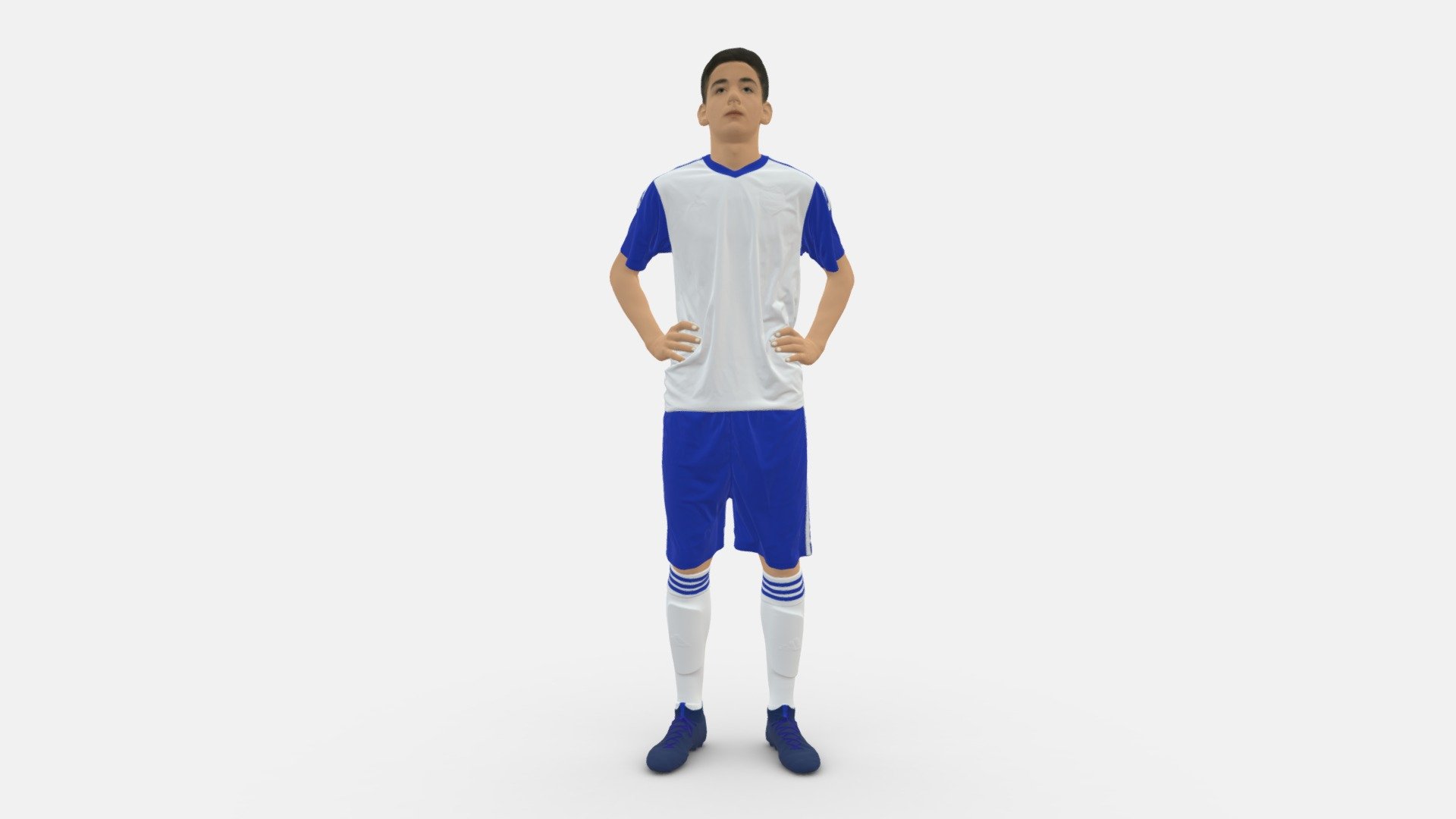 Soccer player 1114-8 3d model