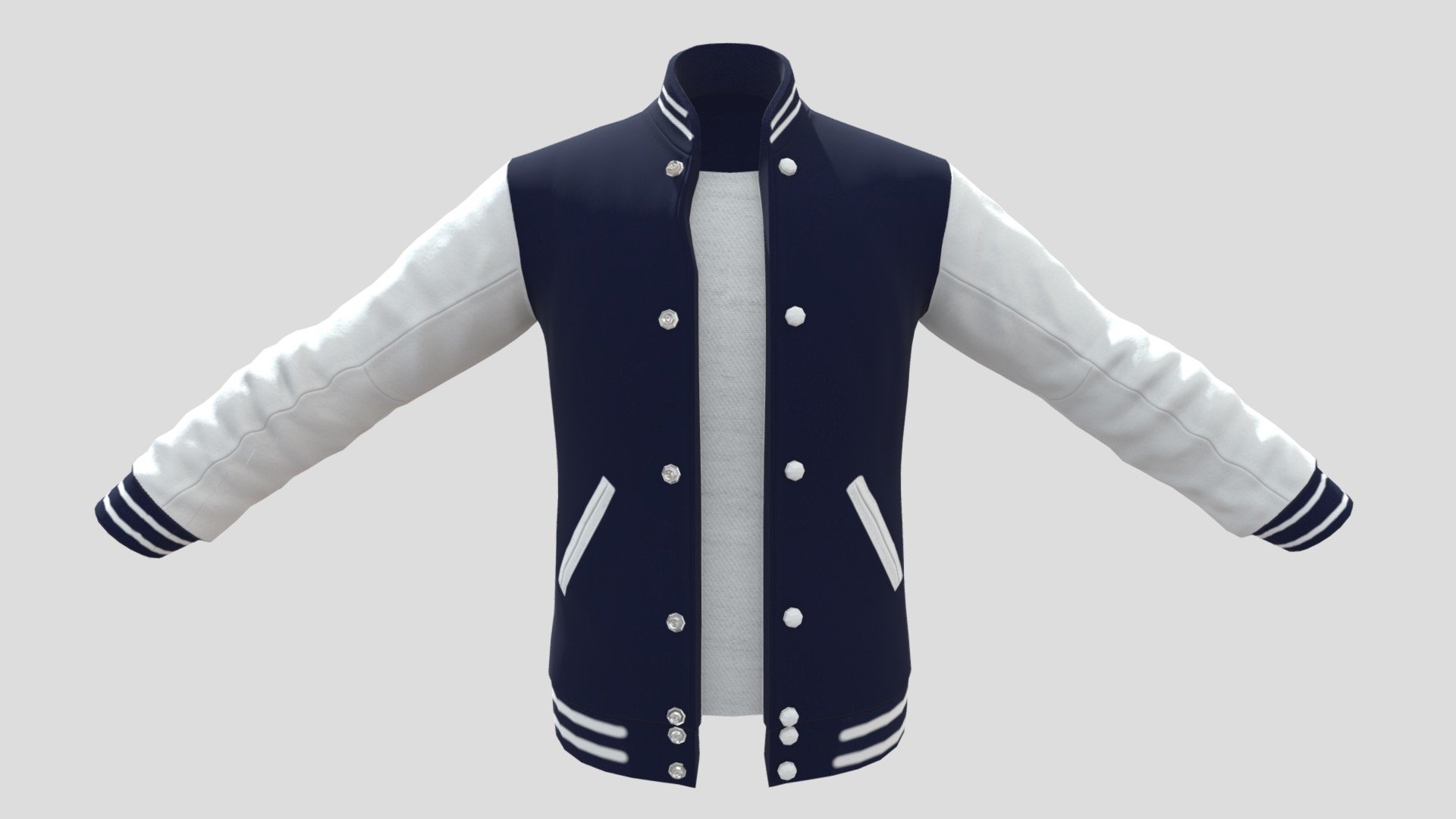 Lettermans Jacket 3d model