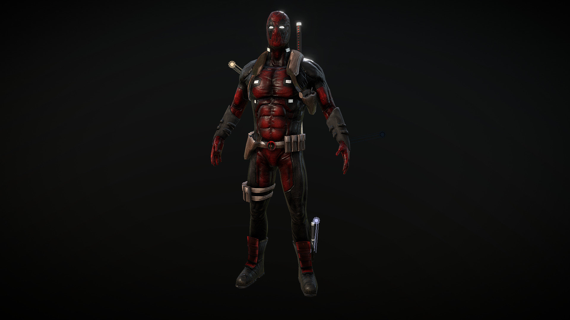 Deadpool 3d model