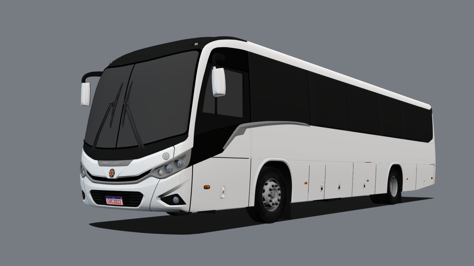 Marcopolo Viaggio 800 G8 Volkswagen 17.230 ODS 3d model