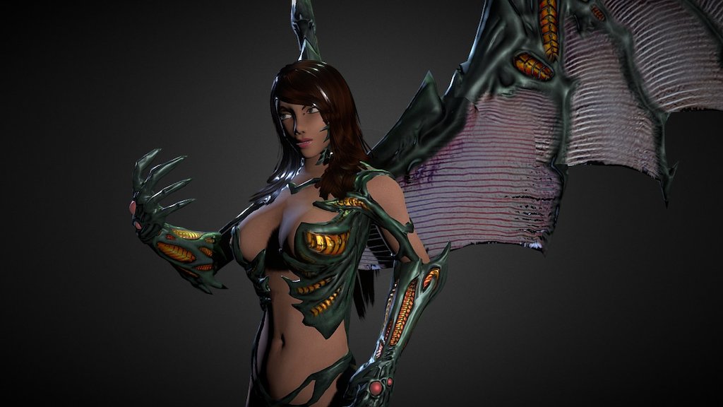 Witchblade 3d model