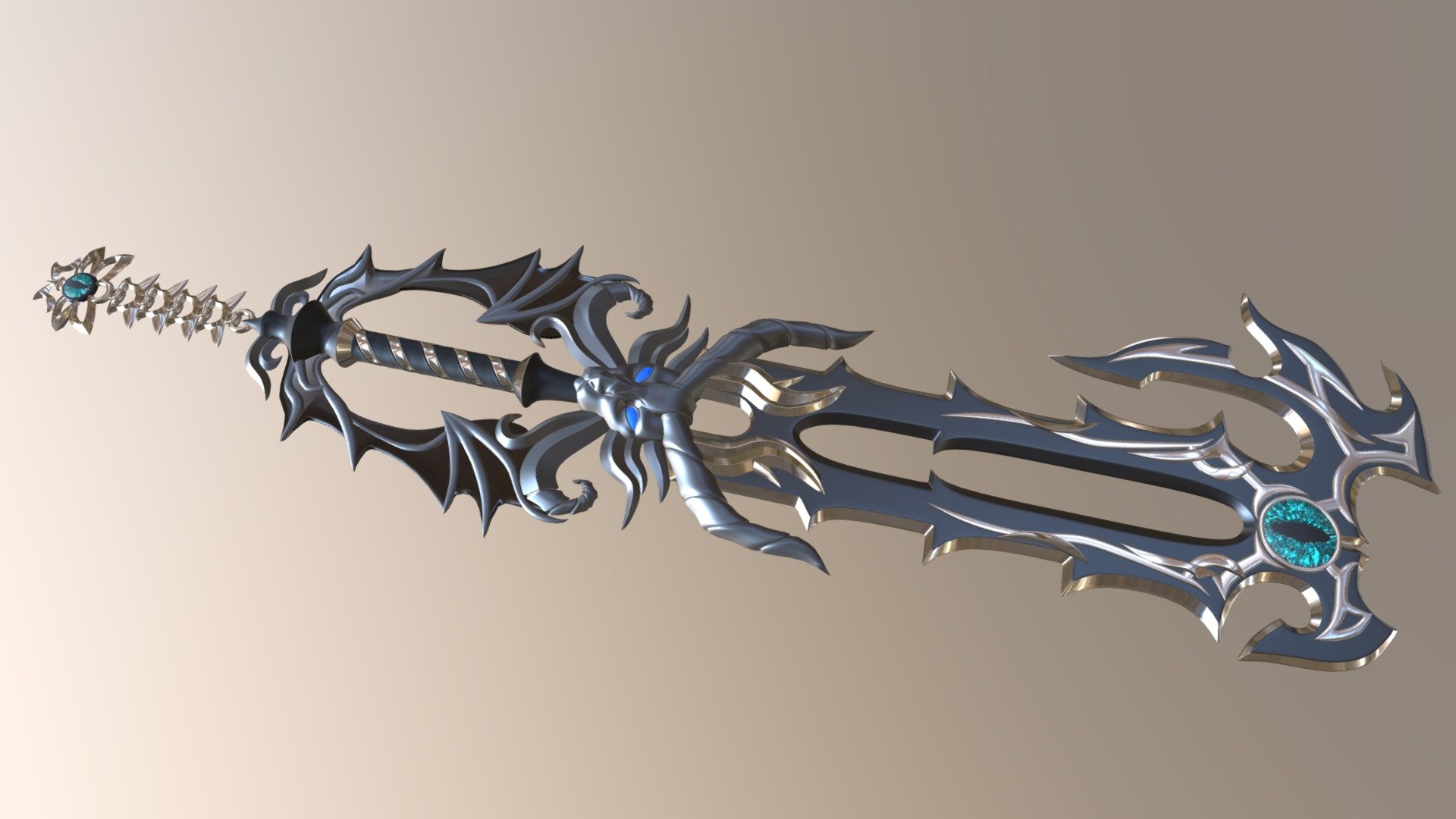 No Name Keyblade 3d model