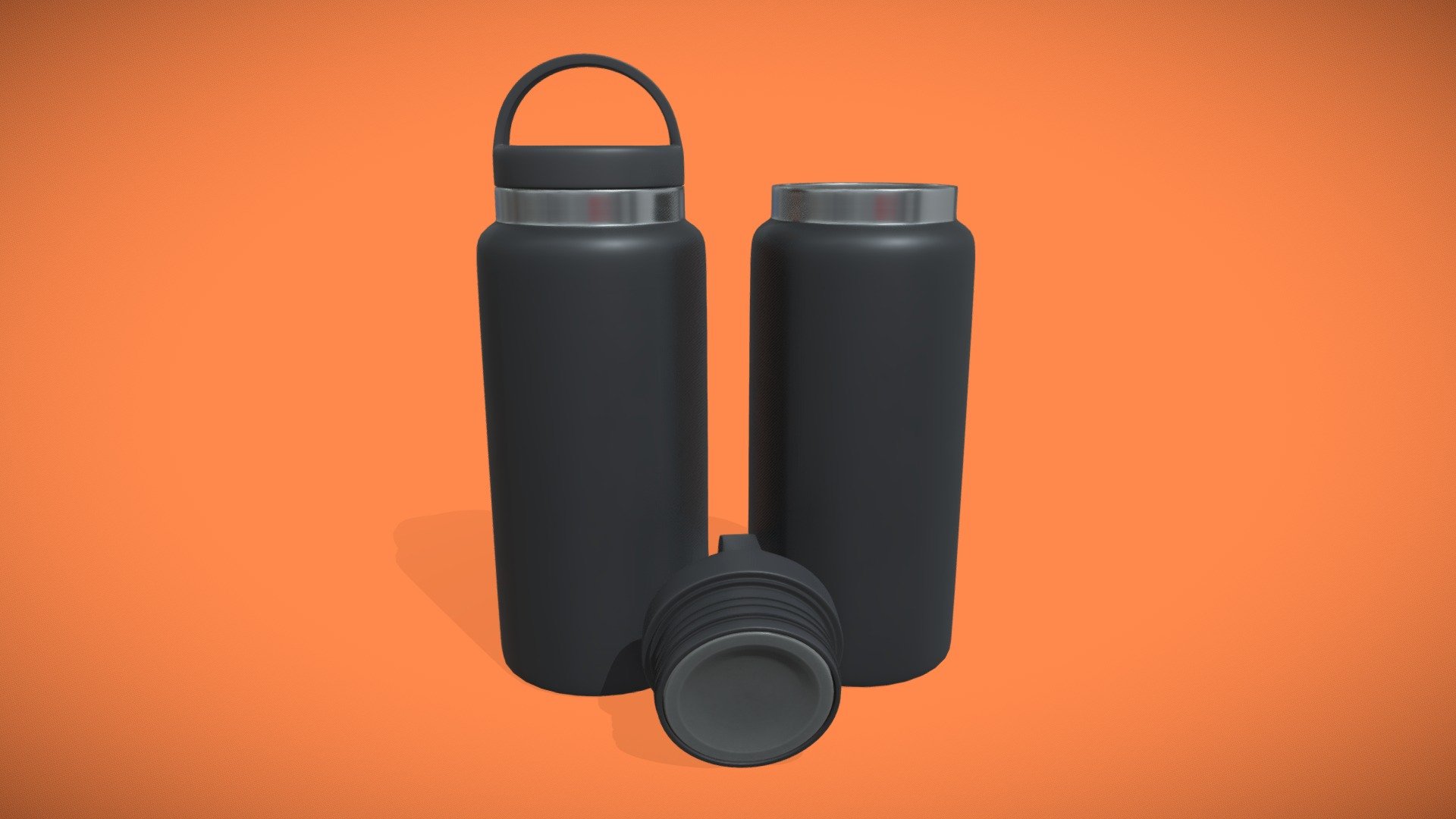 RND Water Bottle 3d model