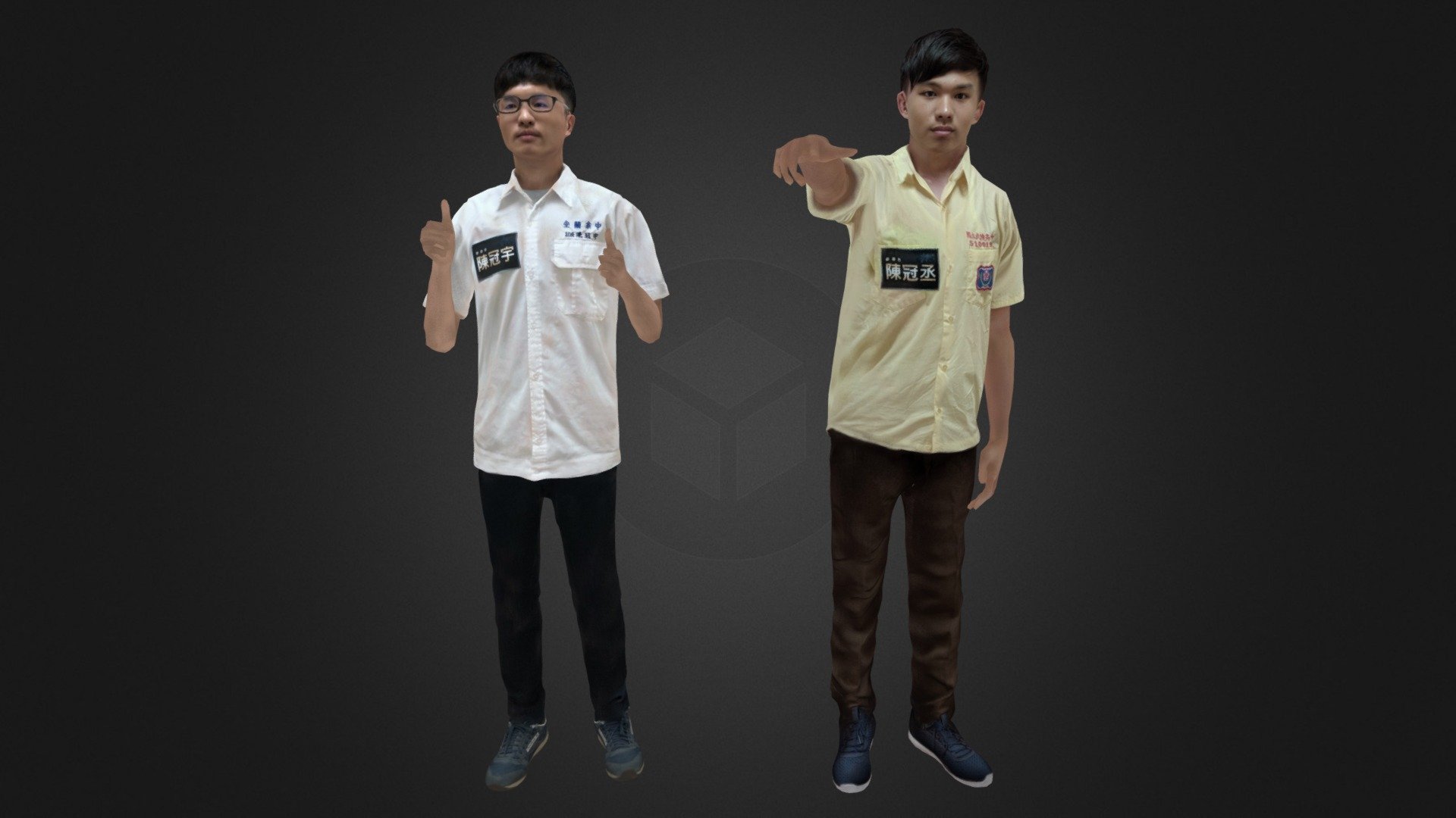 High school student 3d model