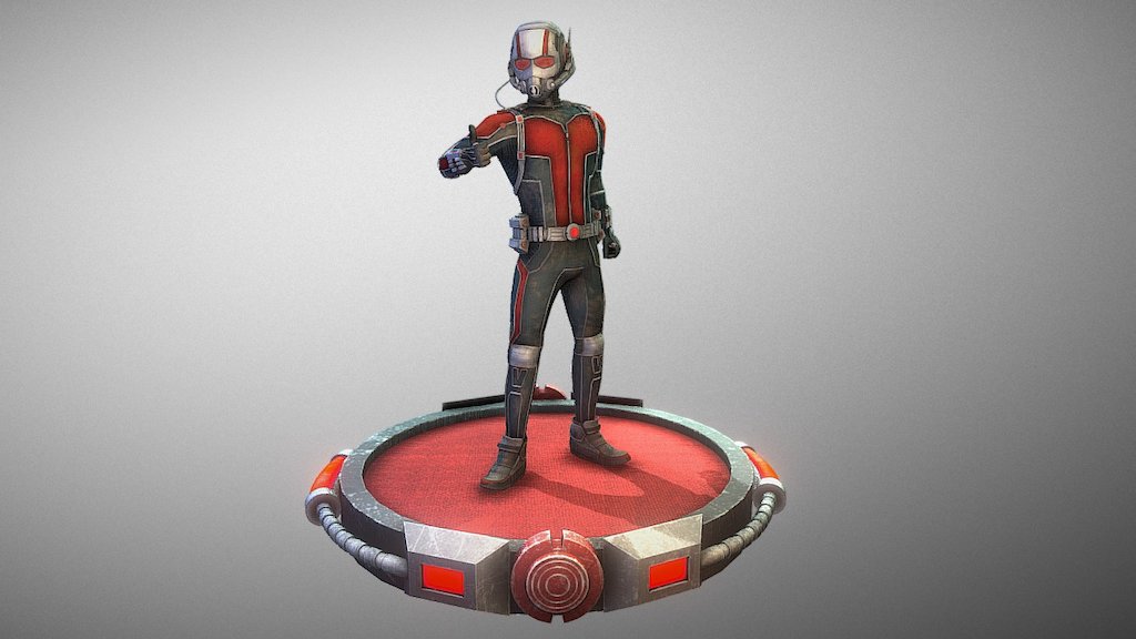 Marvel Ant Man Fan Art 3d model