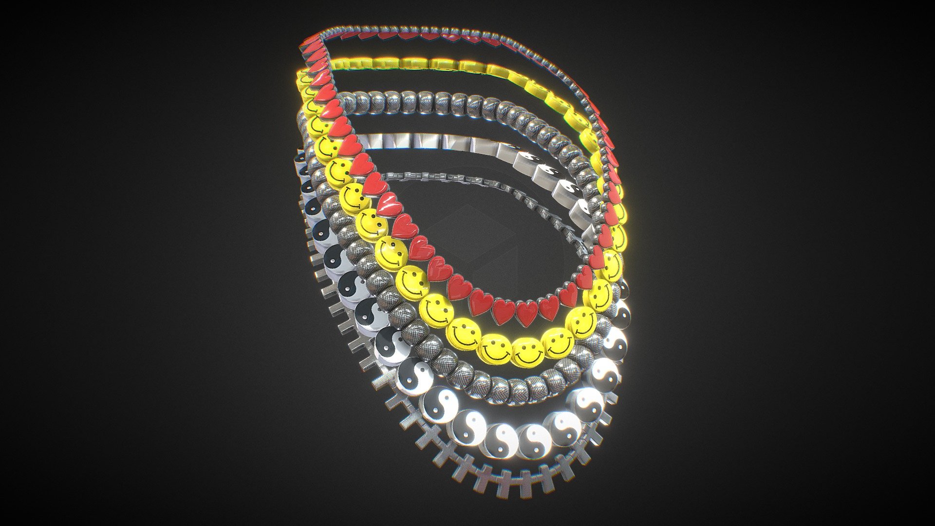 Jewelry Bundle 3 3d model