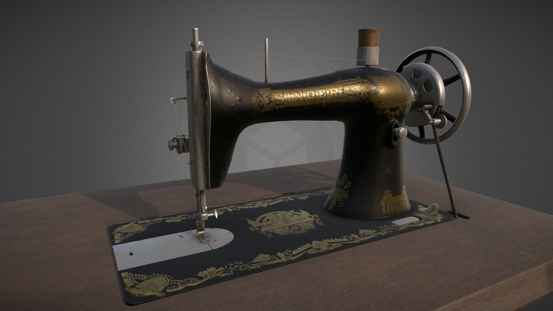 Singer 15 3d model