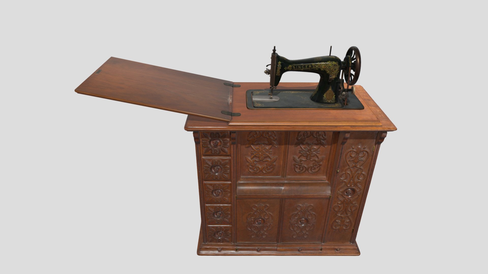 Singer, kl. 15-30 sewing machine 3d model