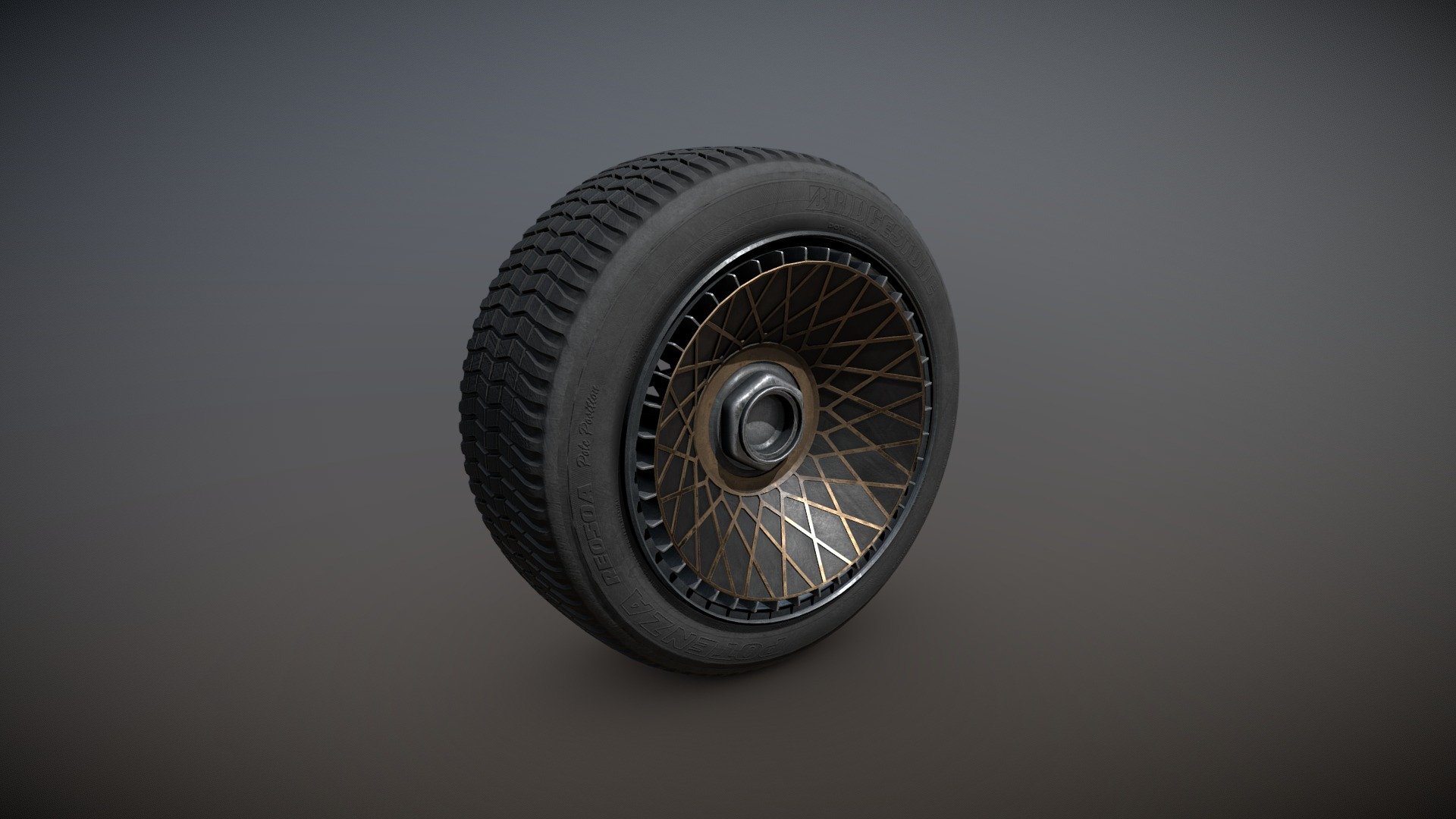 BBS Turbofan Wheel 3d model