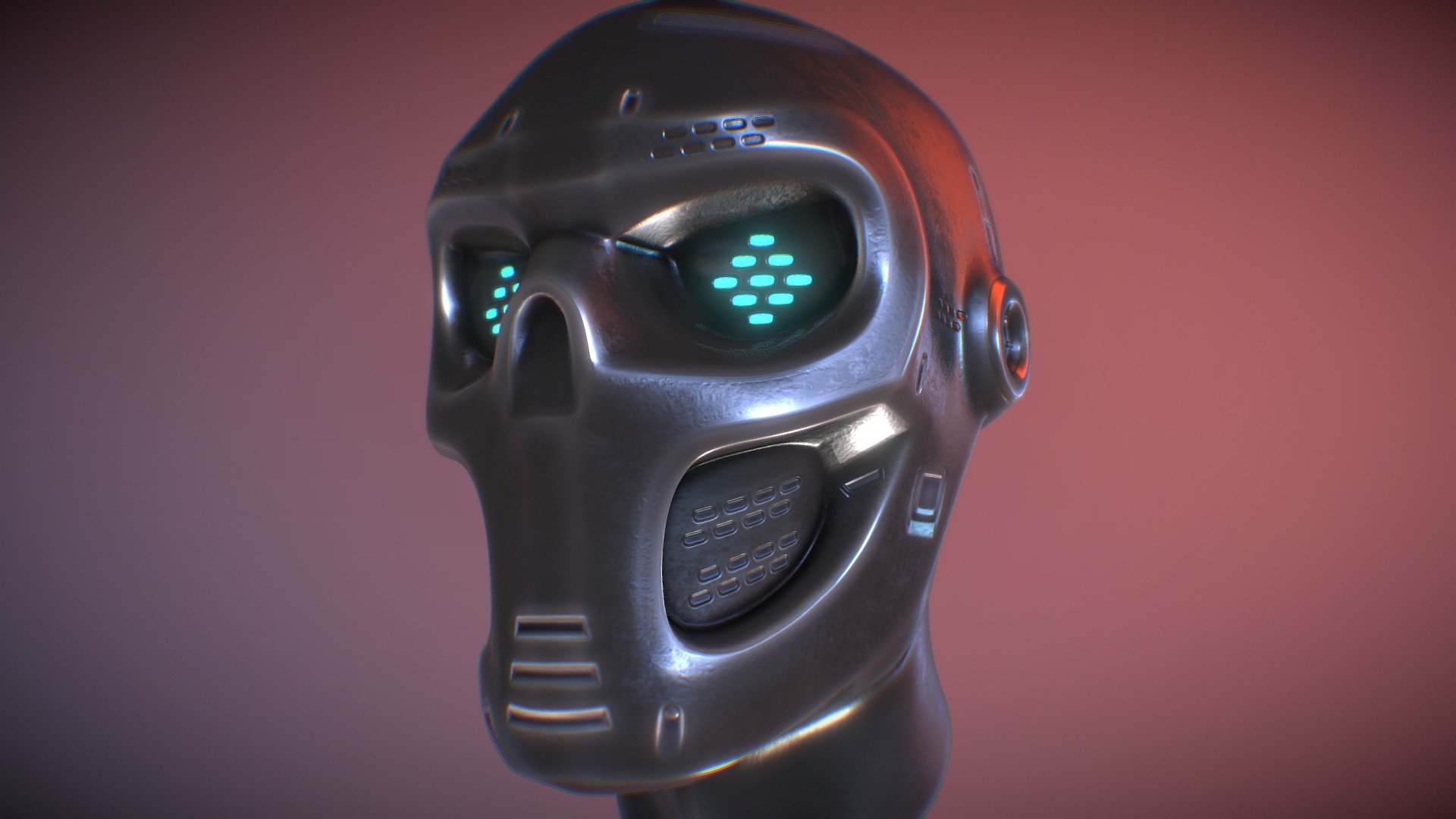 CYBERHEAD [High Poly Free Asset] 3d model