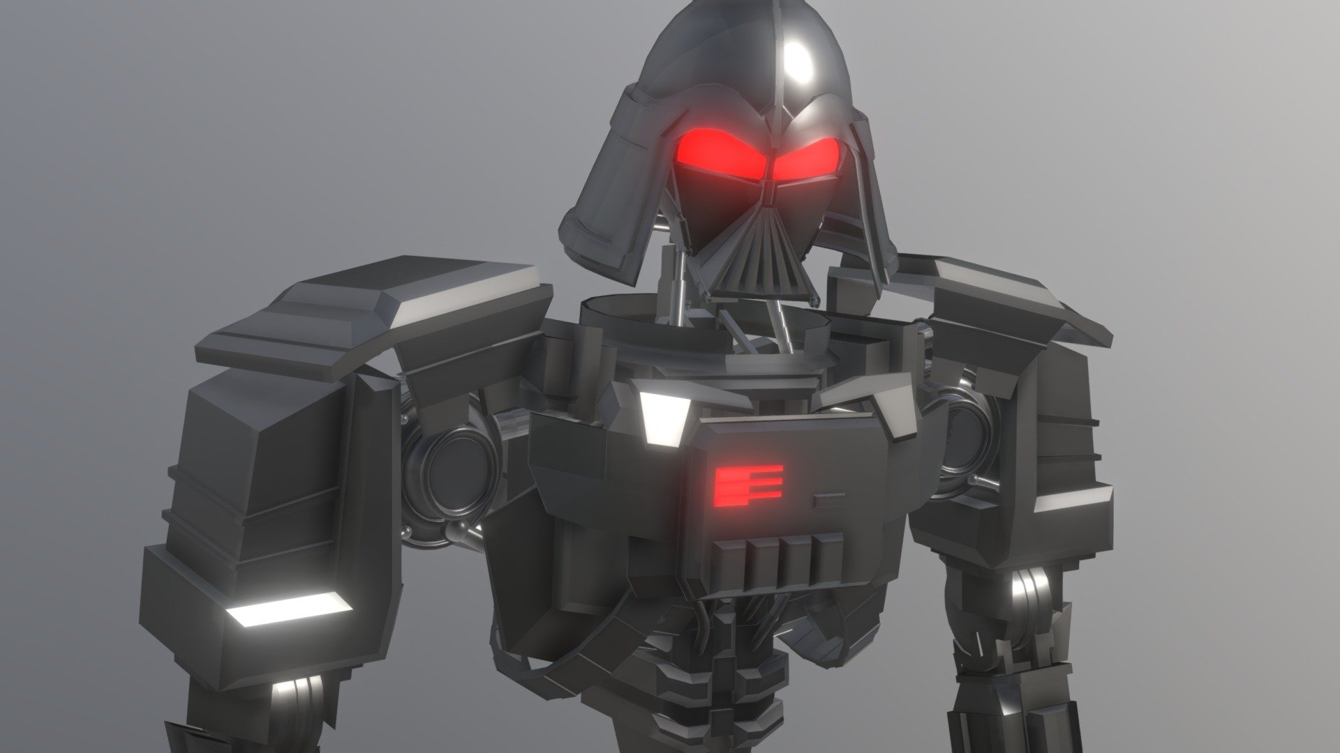 darth vader mech 3d model