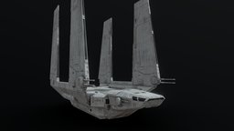 Low Poly Star Wars Zeta Shuttle