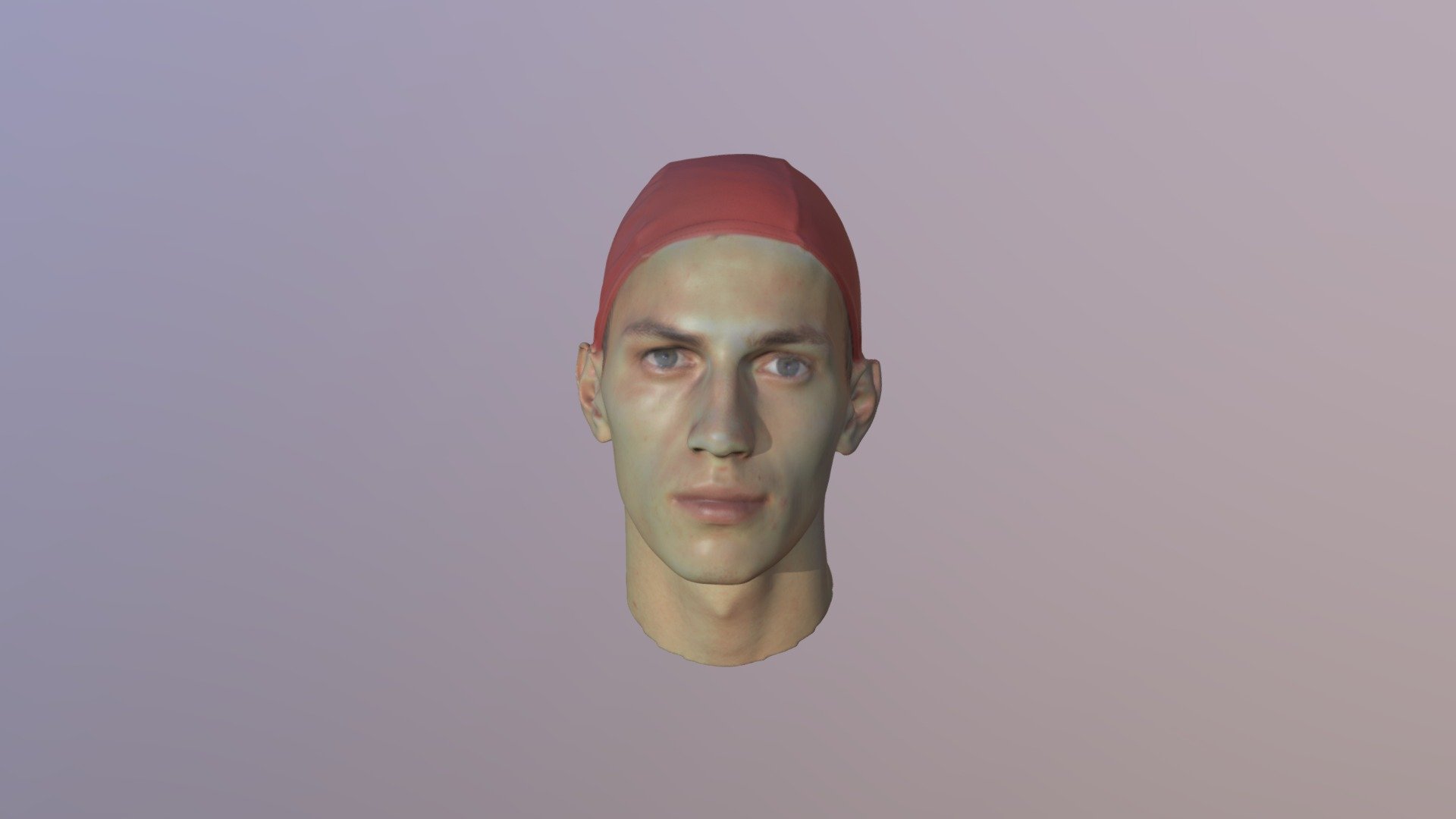 Alfonso 3D Scan Of Head 3d model