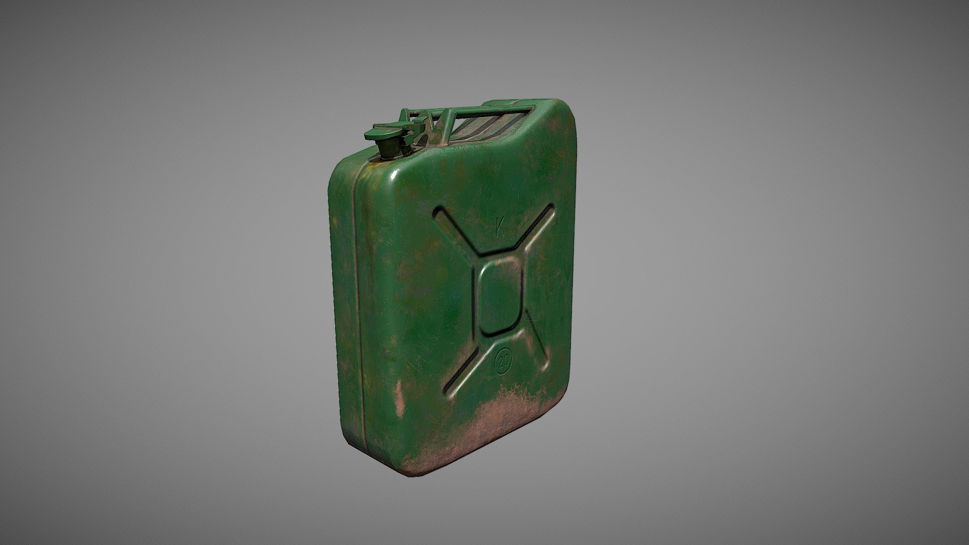 Gasoline Jerry Can 3d model