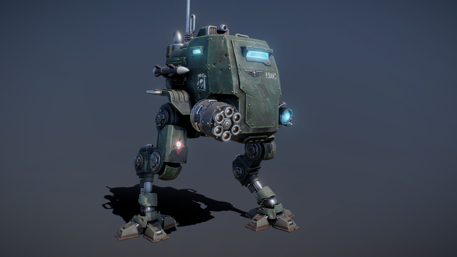 w40k new armoured sentinel 3d model