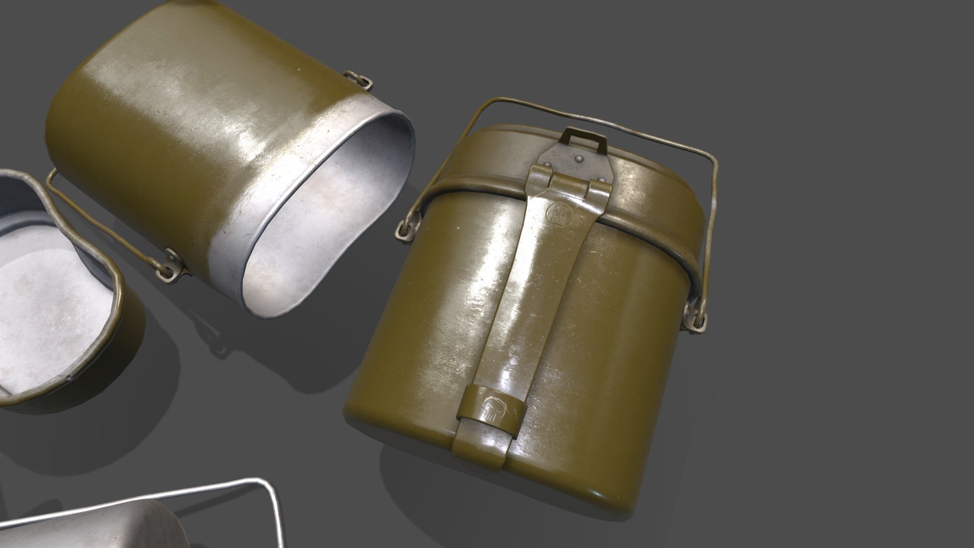 Mess kit USSR 3d model