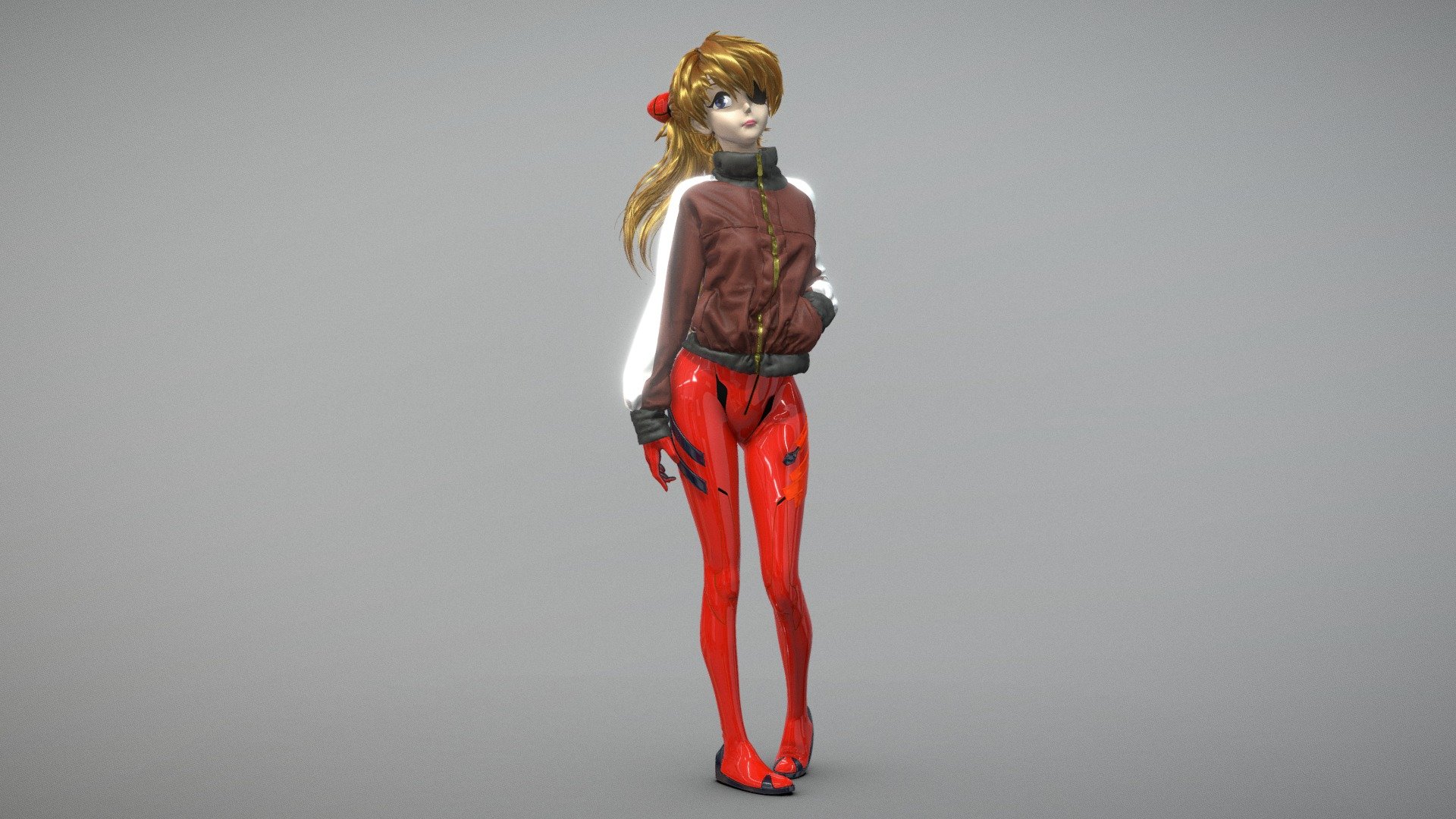 Evangelion Q 3d model