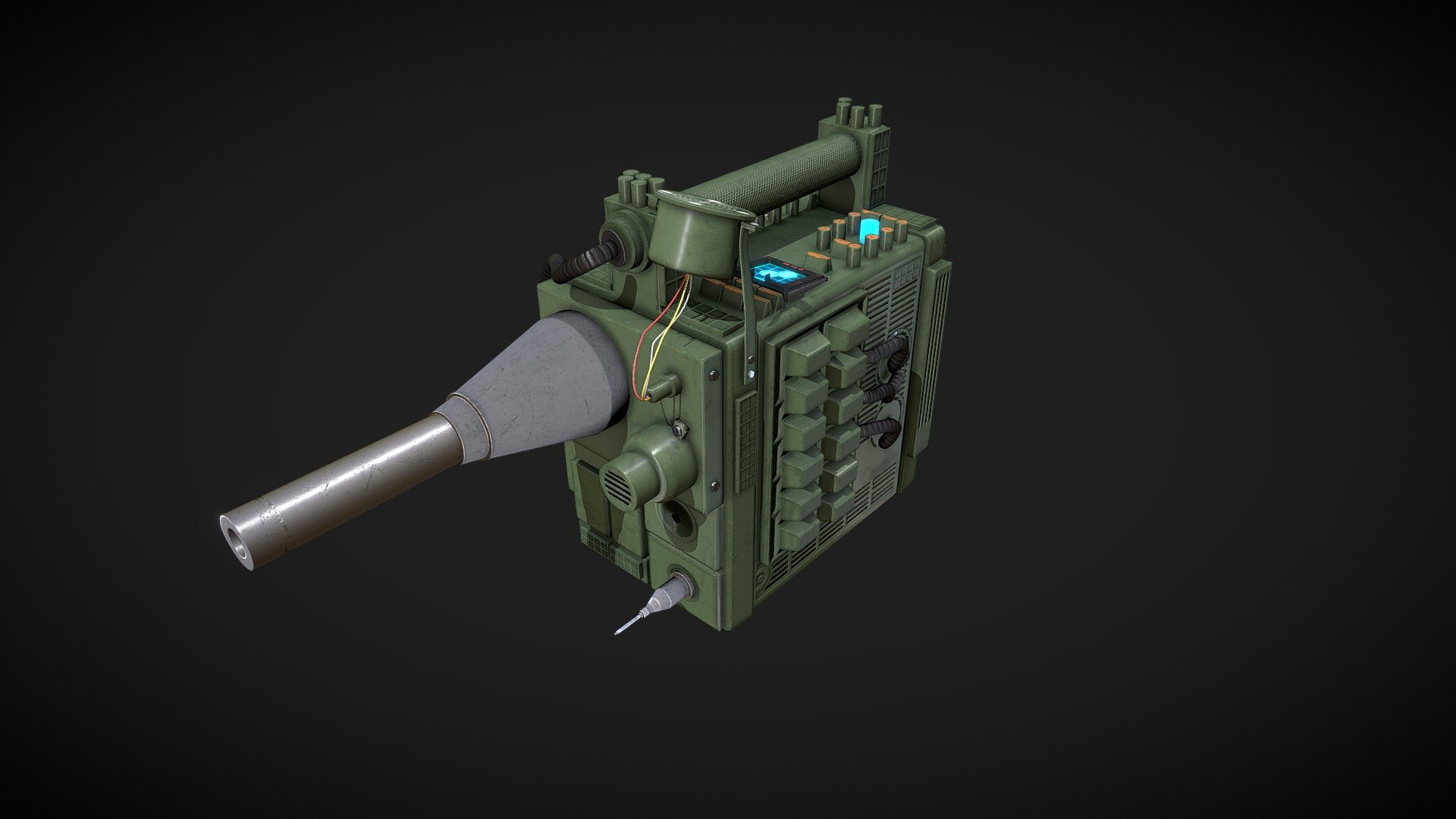 Alien Tracking Device 3d model