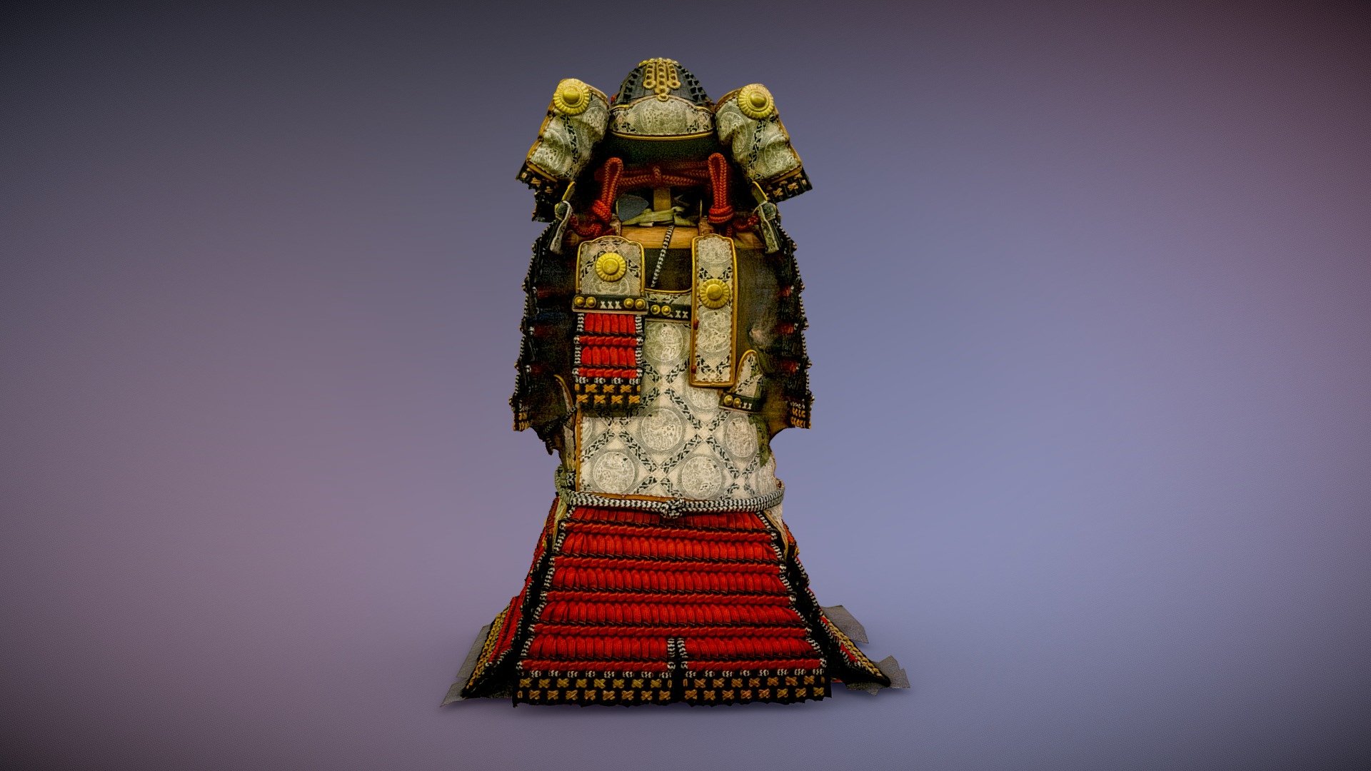 Ō-yoroi Samurai Armor photogrammetry scan 3d model