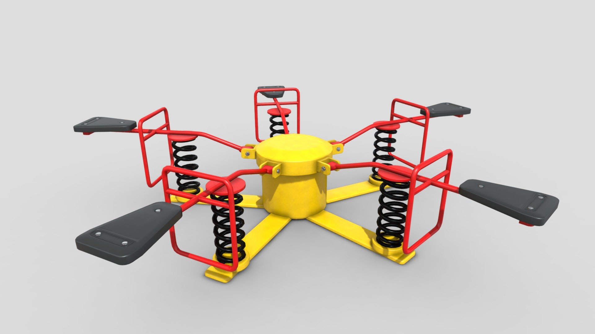 Spring Bouncer 3d model