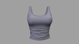 Female Gray Tank Top