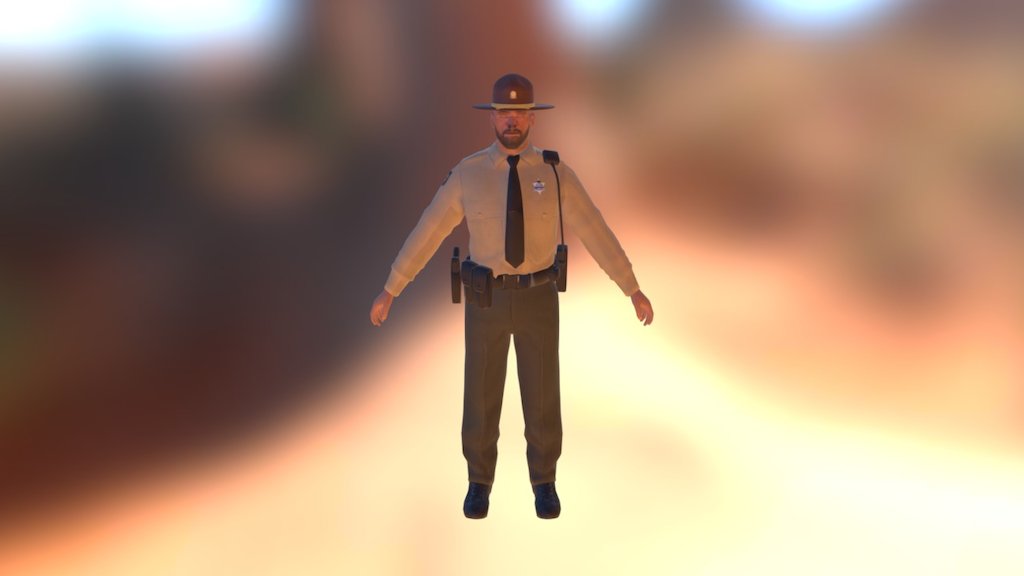 Illinois State Police 3d model