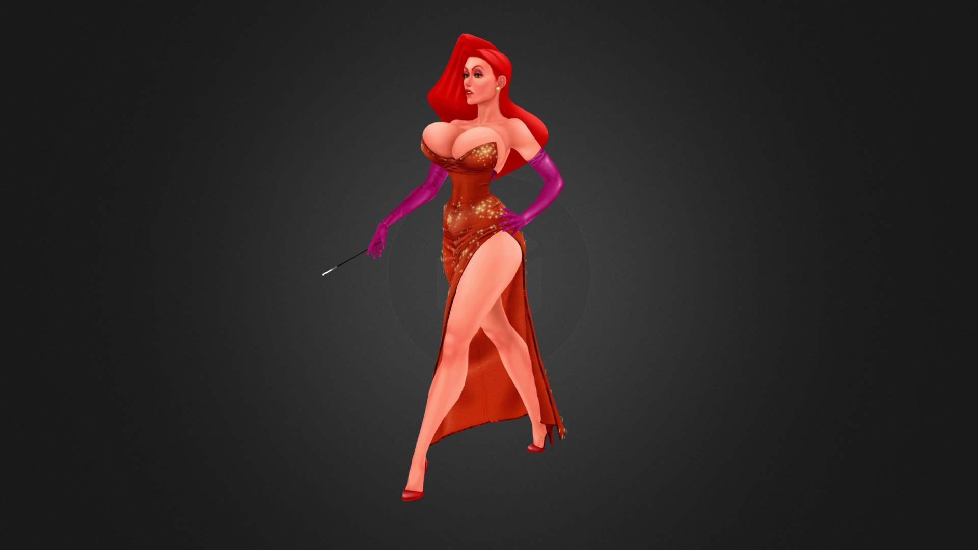 Jessica Rabbit 3d model