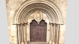 Portada norte Catedral de Lugo.