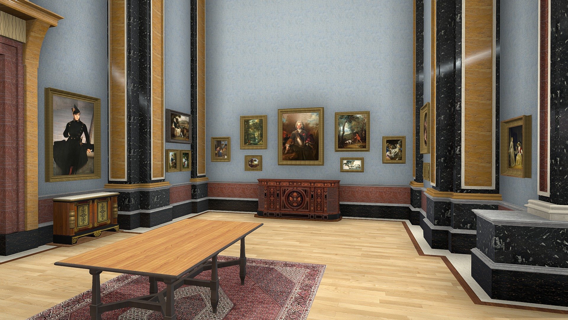 Gallery 4: French Art 17th–19th Century 3d model