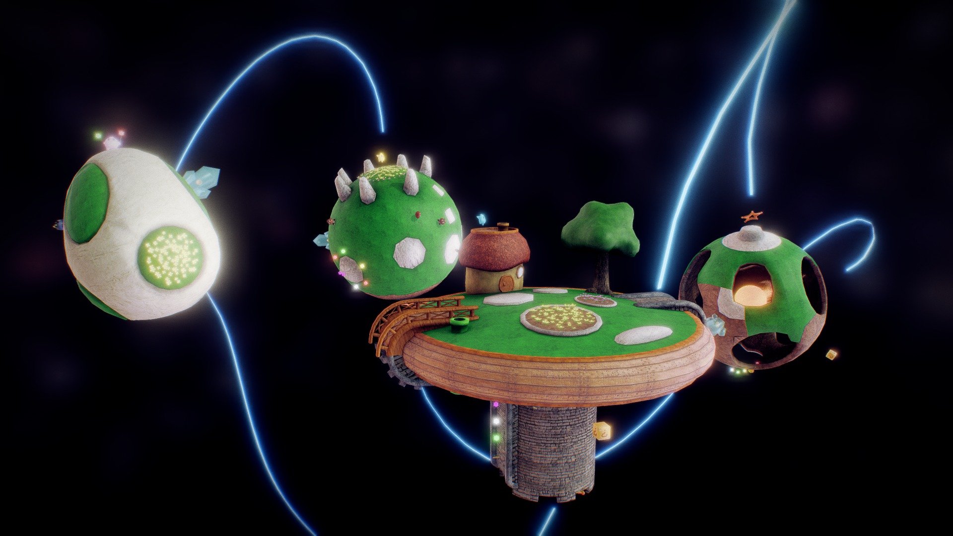 Super Mario Galaxy (Gateway Galaxy) 3d model